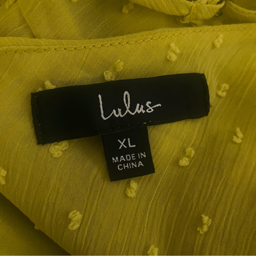 Lulu's Asymmetrical Dress GUC XL - Picture 3 of 5